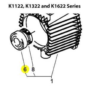 Kränzle Motor Bearing A-Side K1122 K1322 K1622
